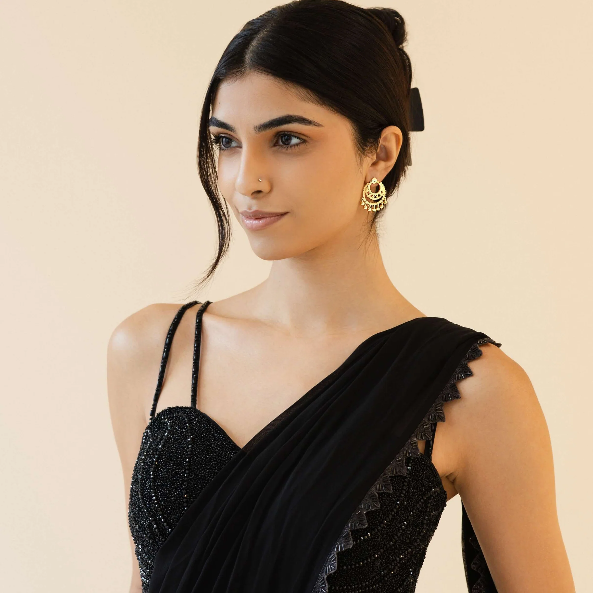Baby Chandbali Earrings - Image 4