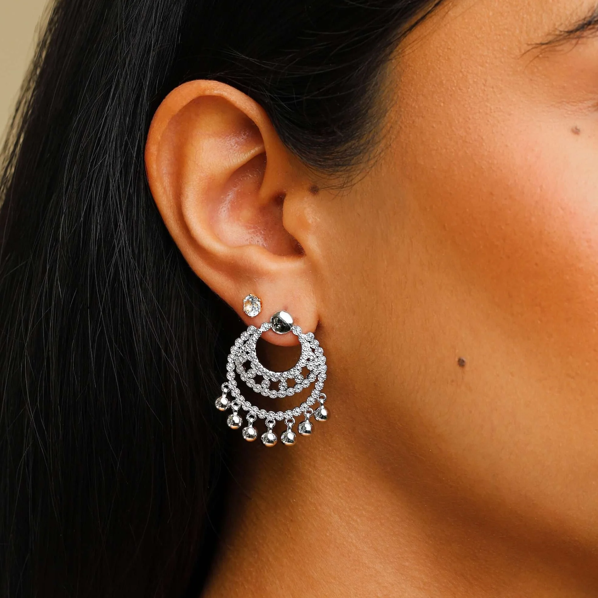 Baby Chandbali Earrings - Image 6