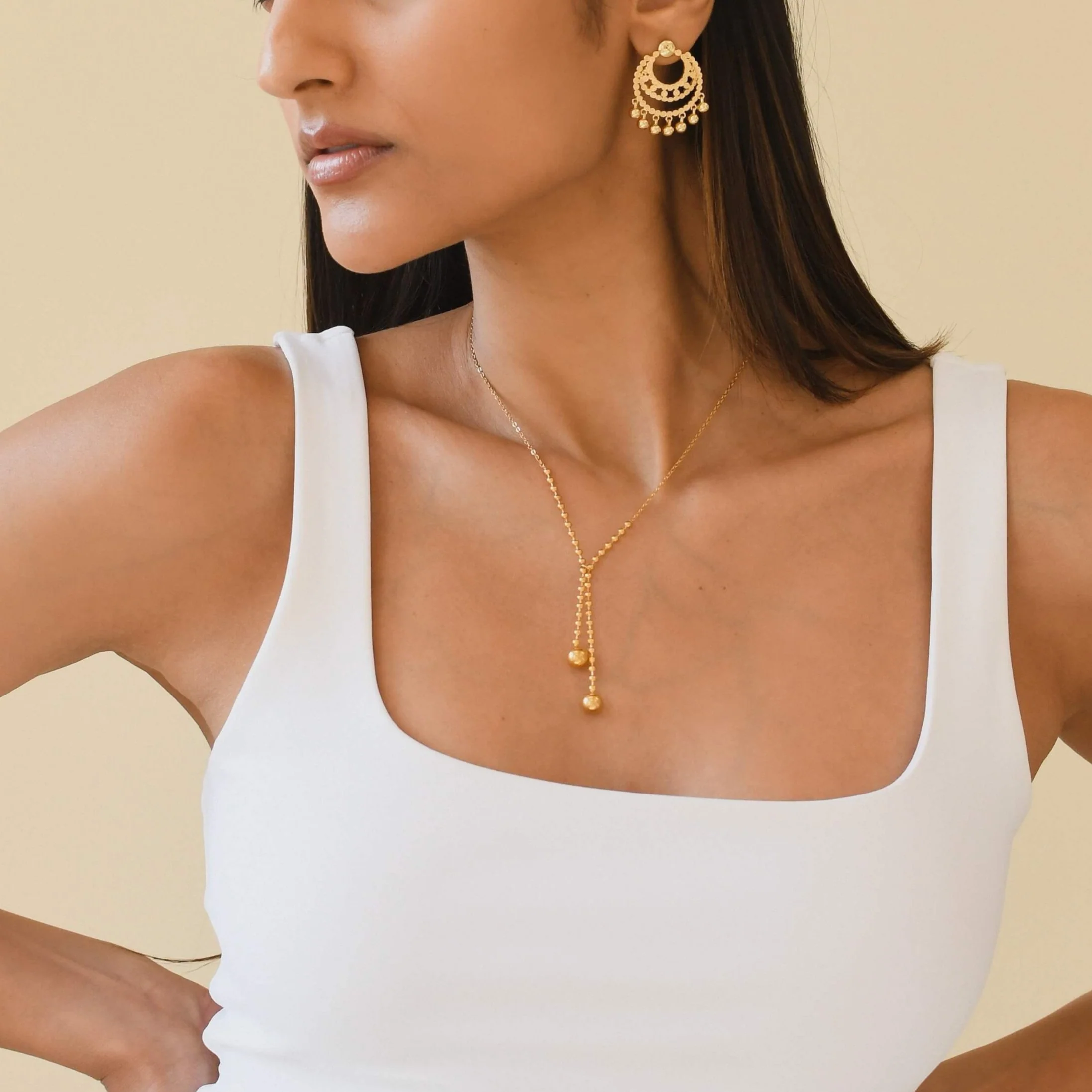 Baby Chandbali Earrings - Image 7
