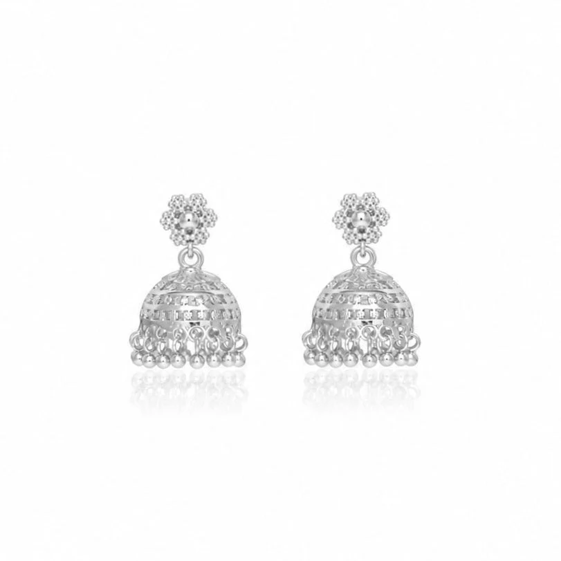 Baby Jhumka Fleur Stud - Image 5