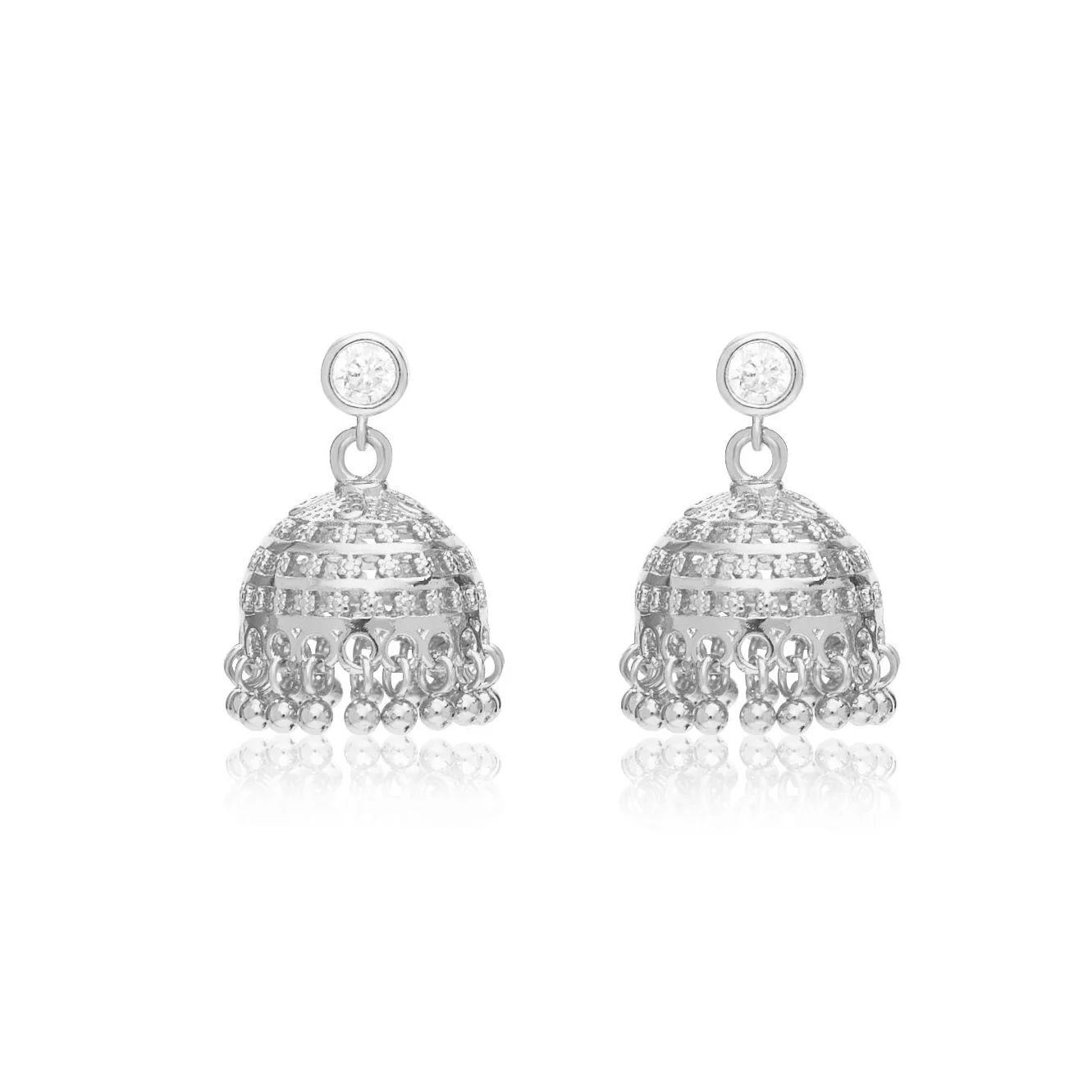 Baby Jhumka Stone Stud - Image 3