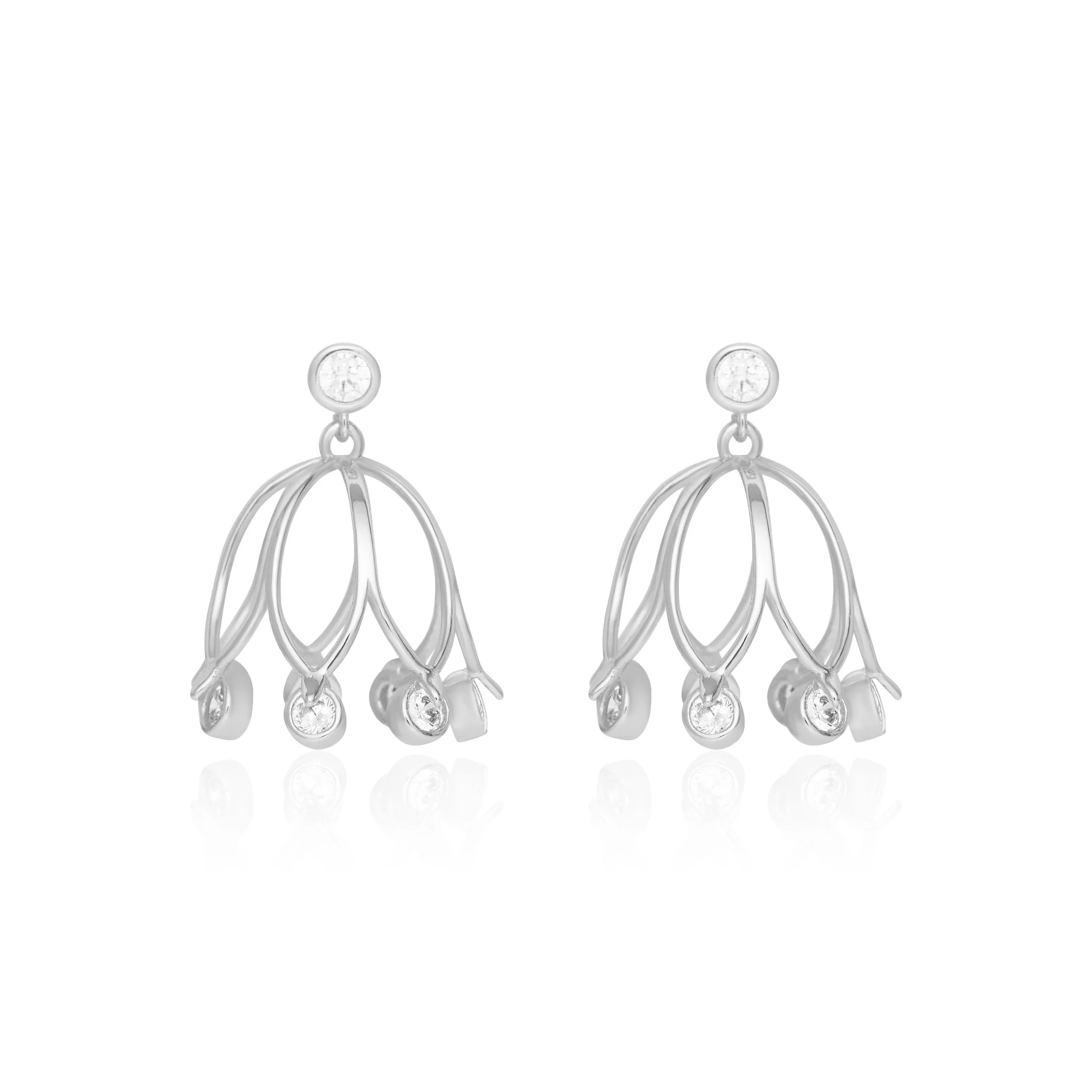 Kusum Stone Jhumka Earrings - Image 5