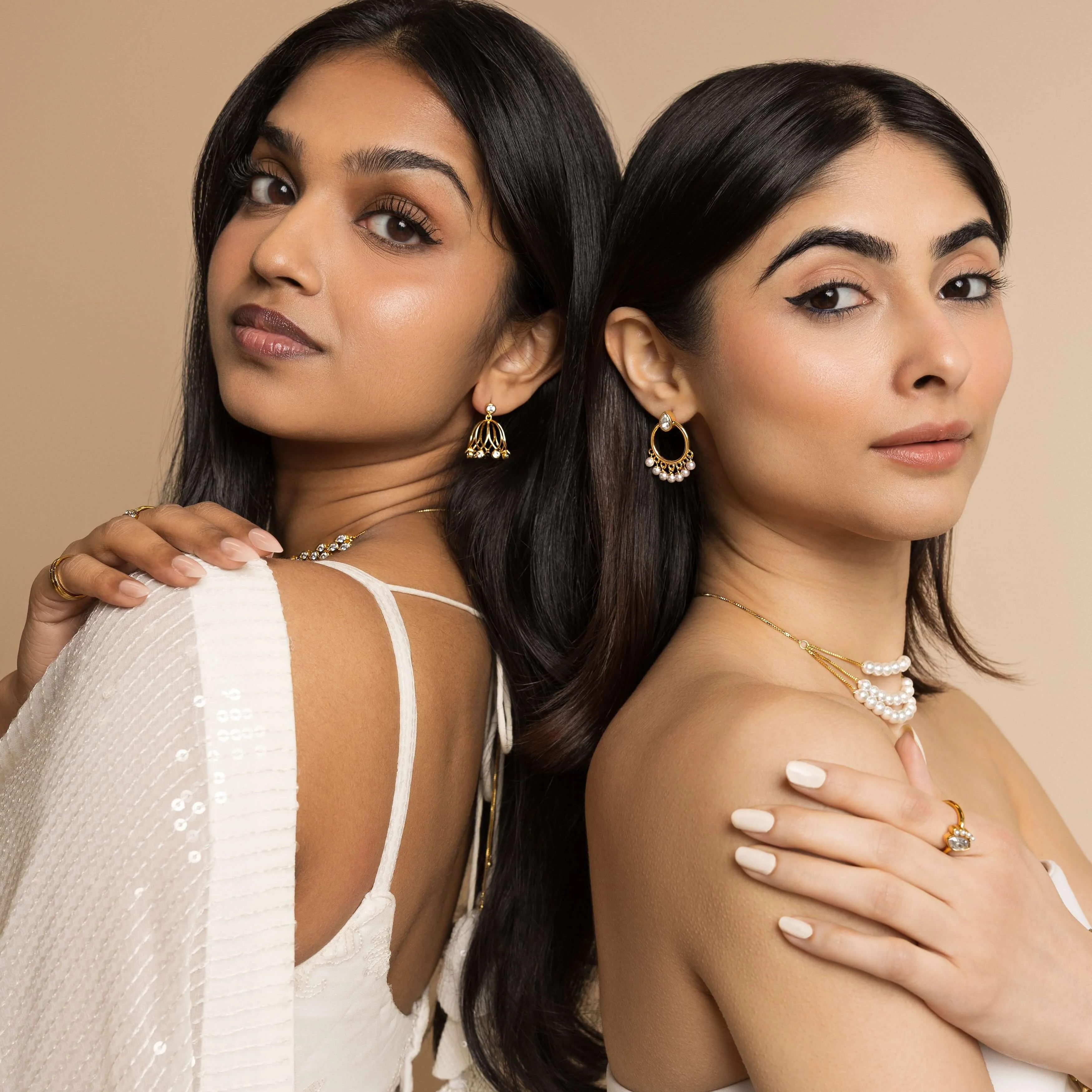 Kusum Stone Jhumka Earrings - Image 6