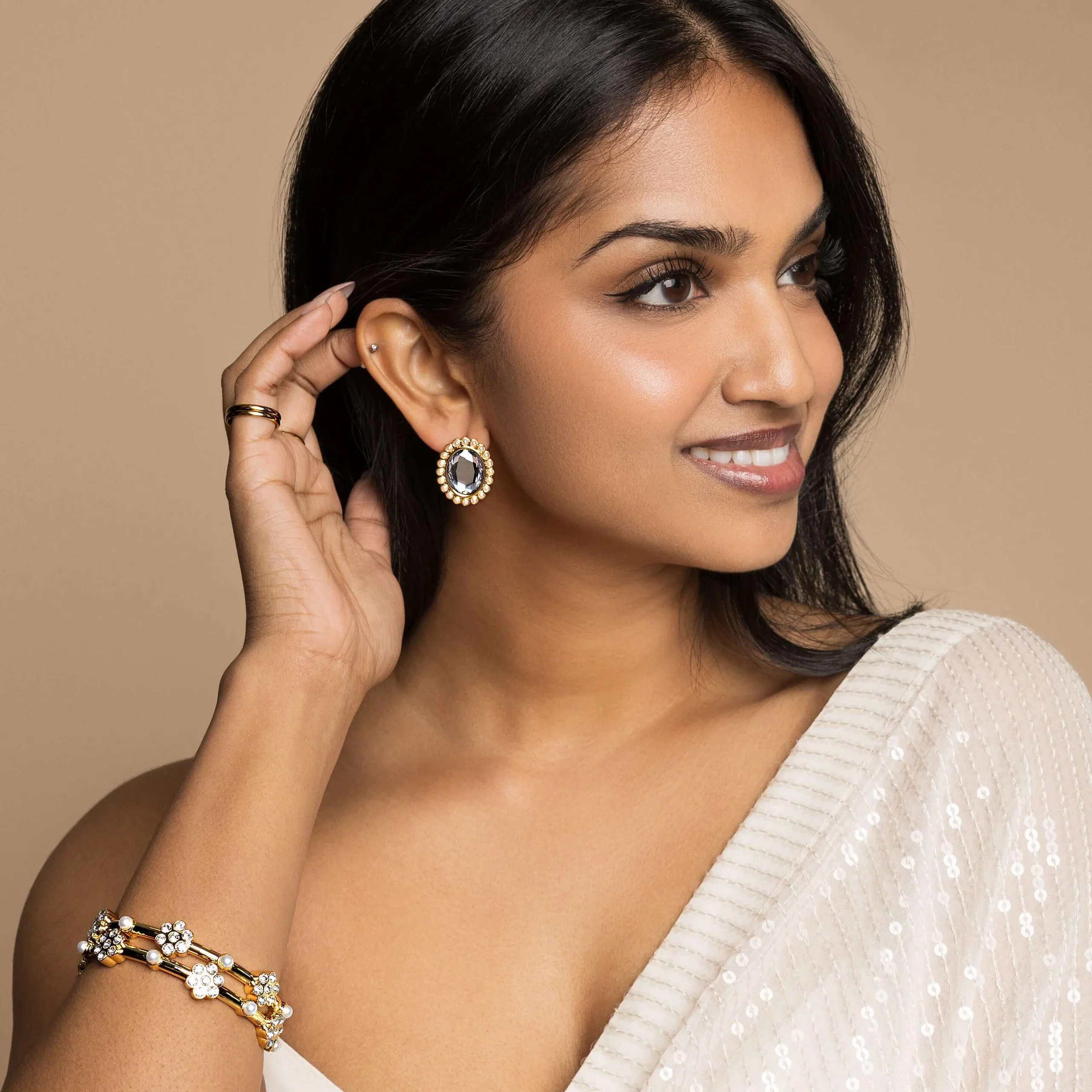 Maya Stone Earrings - Image 3