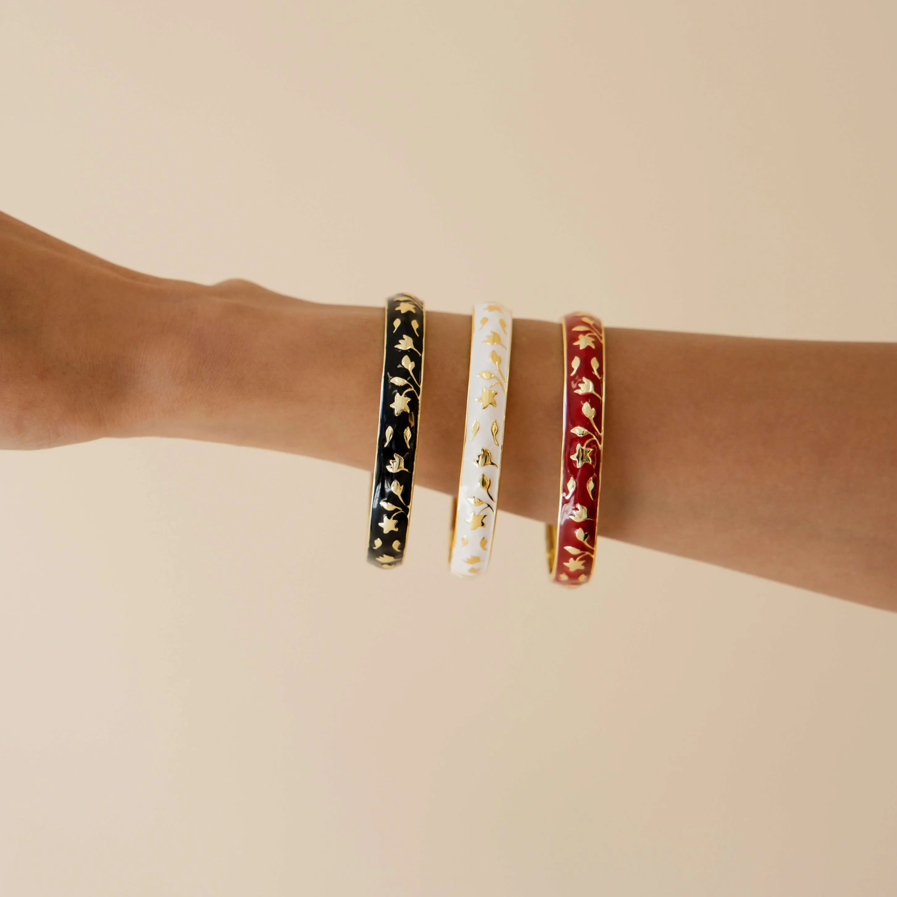 Meena Bangles (2 pack) - Poppy - Image 4