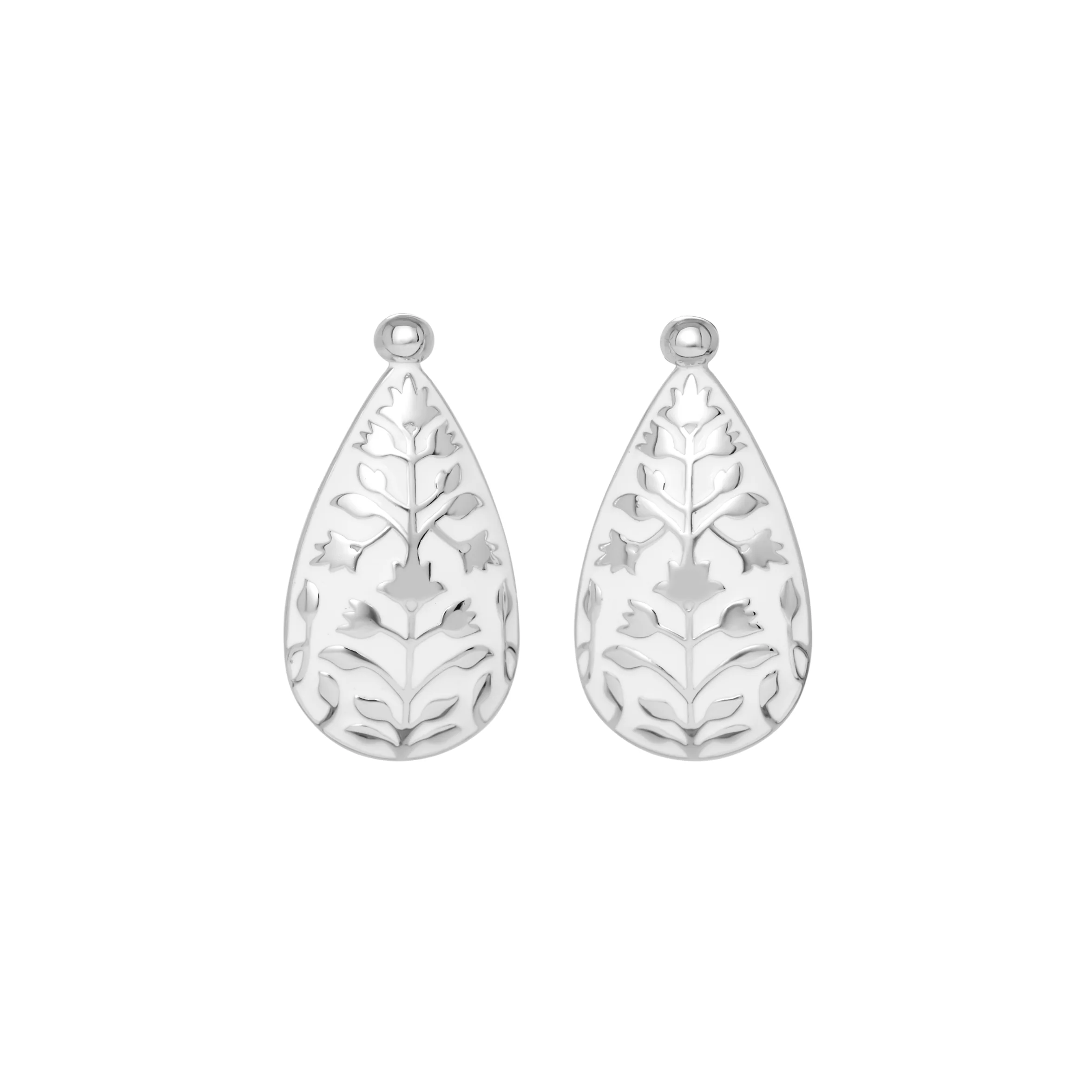 Meena Drop Earrings - Ivory - Image 3