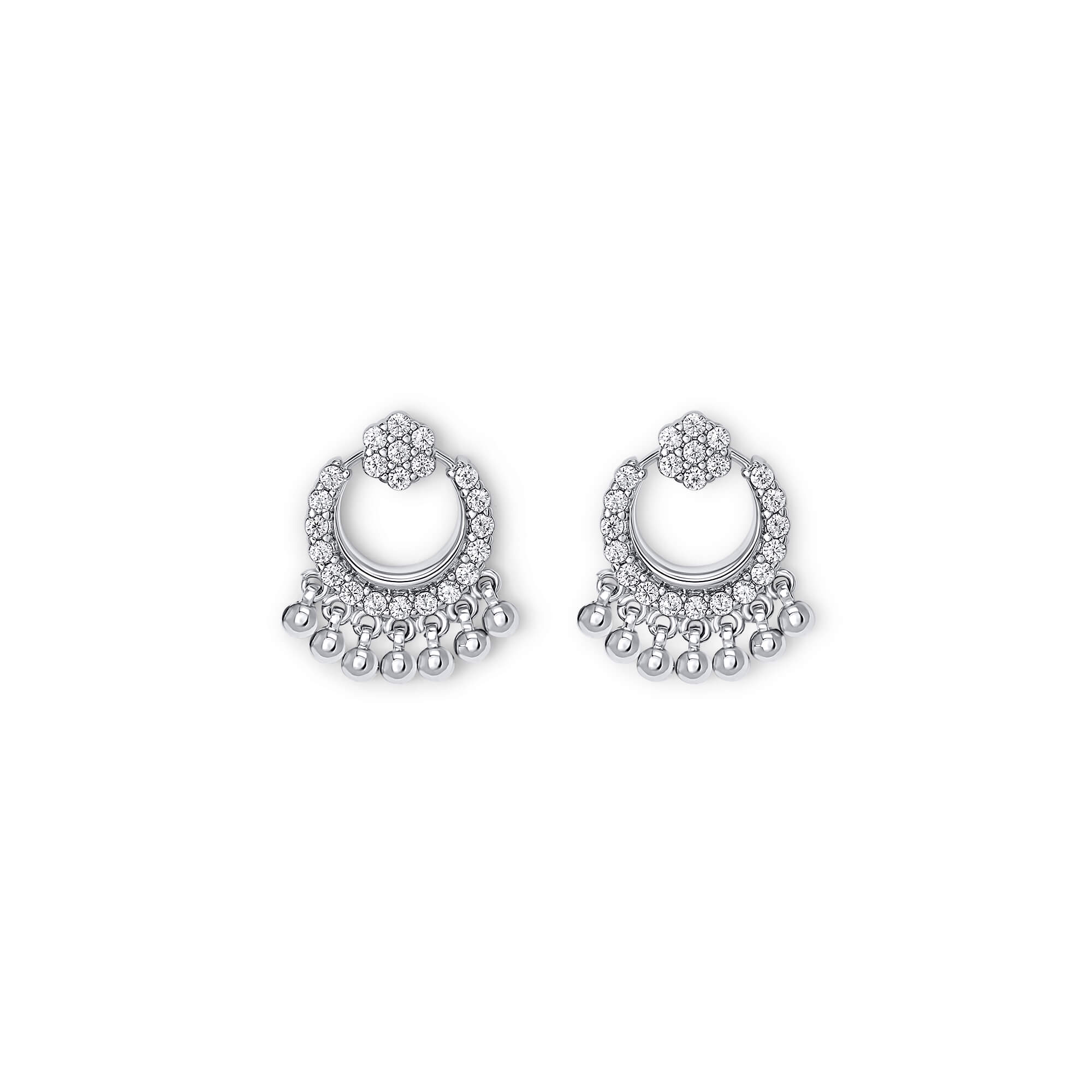 Micro Stone Chandbali Earrings - Image 7