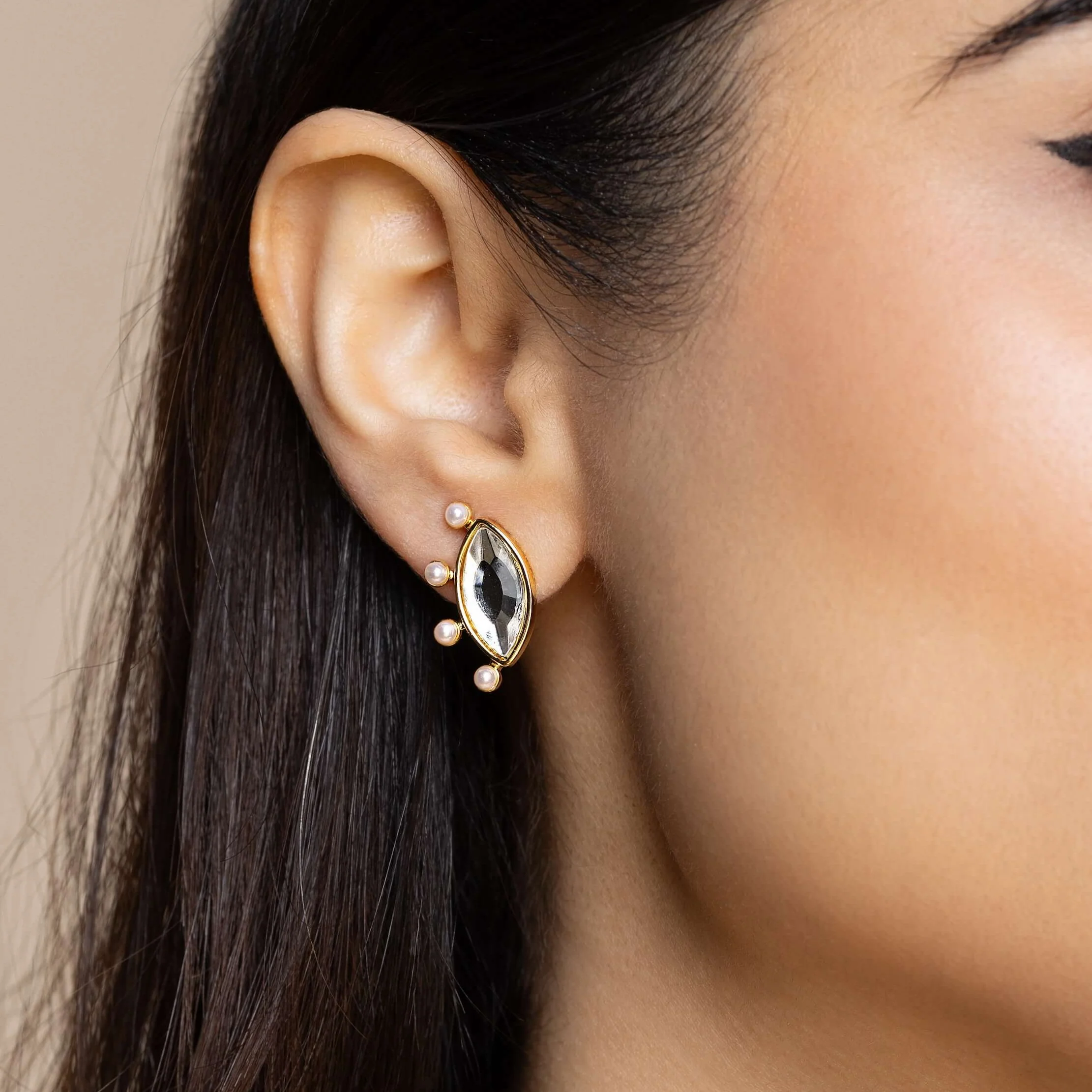 Nadia Stud Earrings - Image 3