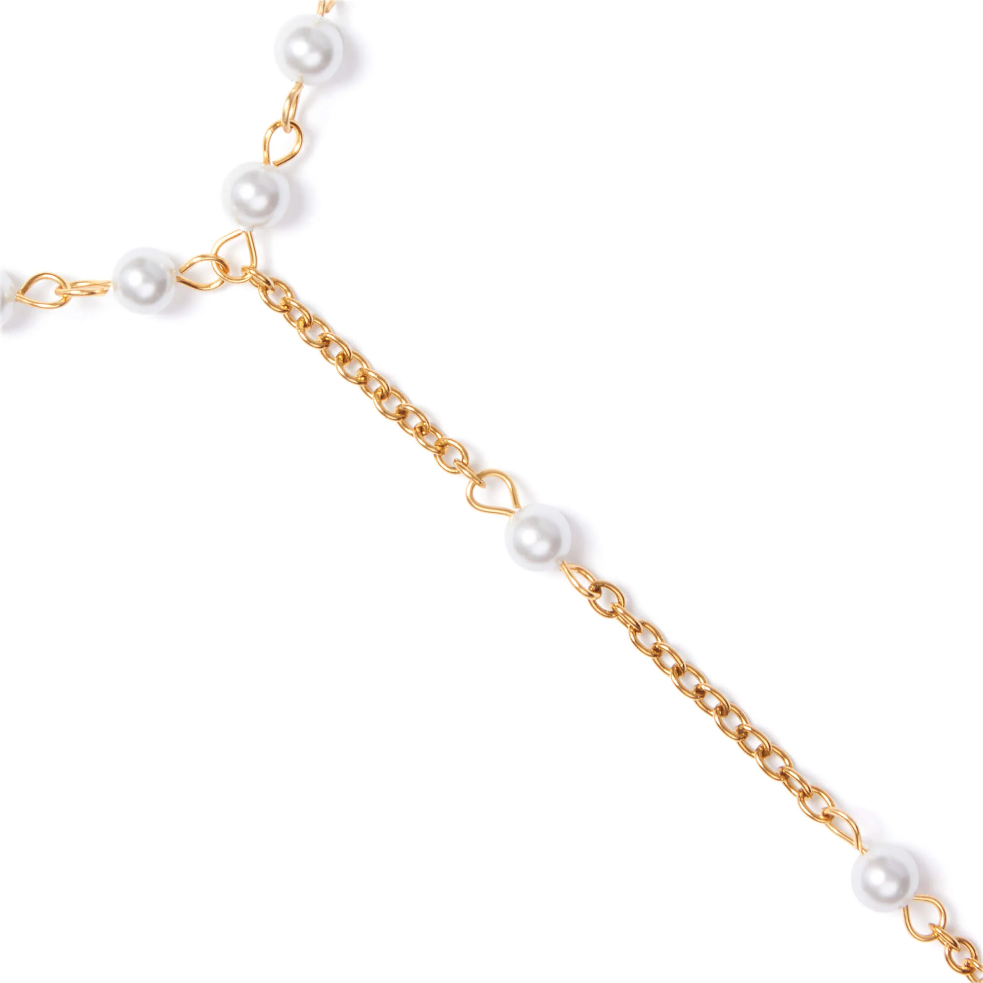Pearly White Hand Chain - Image 3
