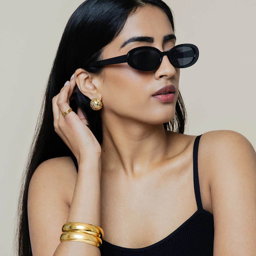 Rani Button Earrings - Image 6